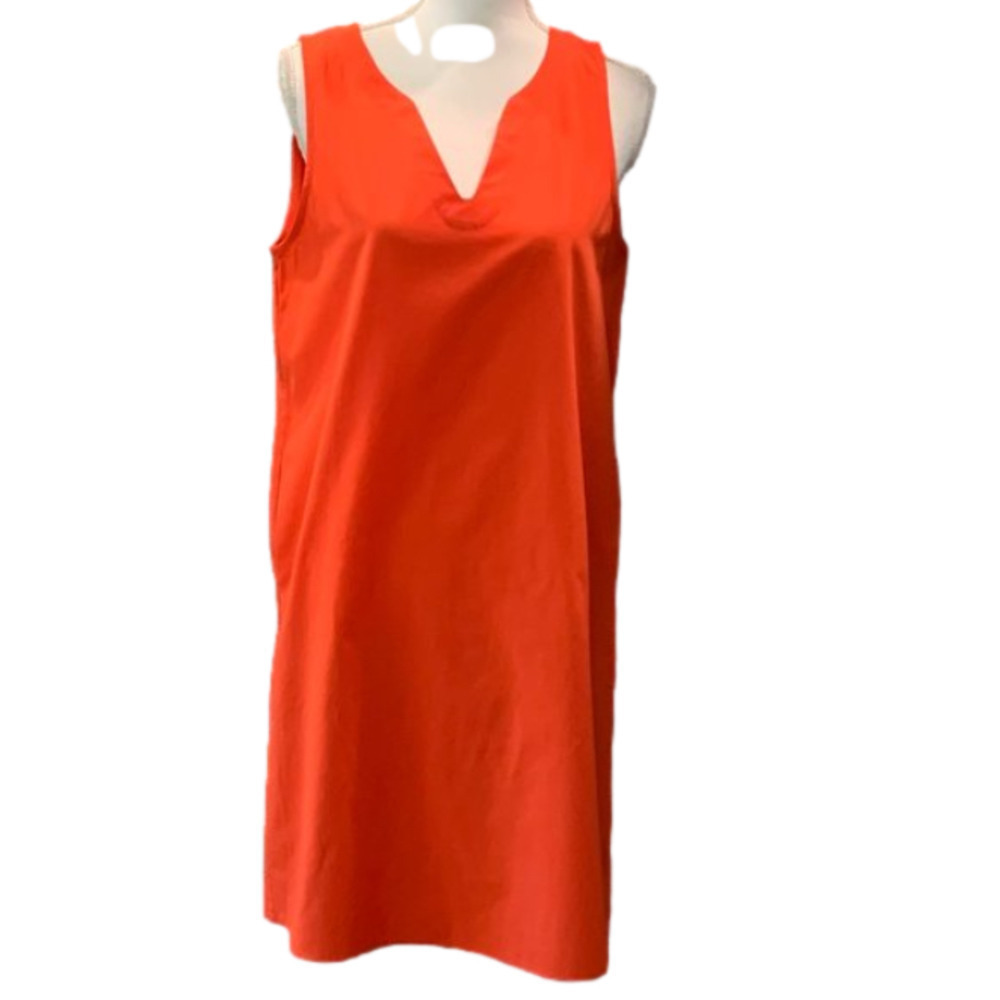 TENDENCY Bright and Bold Sleeveless V-Neck Dress NWT